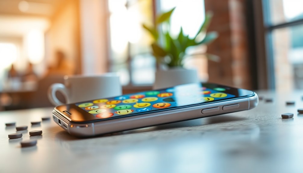 cautious emoji use recommended