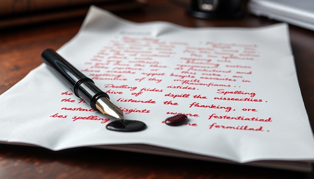 spelling mistakes undermine credibility